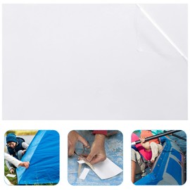 Syhood Extra Large Pool Liner Repair Patch 5.6 ft x 8.2 ft Clear Self Adhesive Vinyl Pool Patch Repair Kit for Christmas Bounce House Above Ground Pools Inflatable Floats Toys Snow Tube