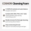 COSNORI Micro Active Cleansing Foam – Vegan, Non-irritating, Korean Facial