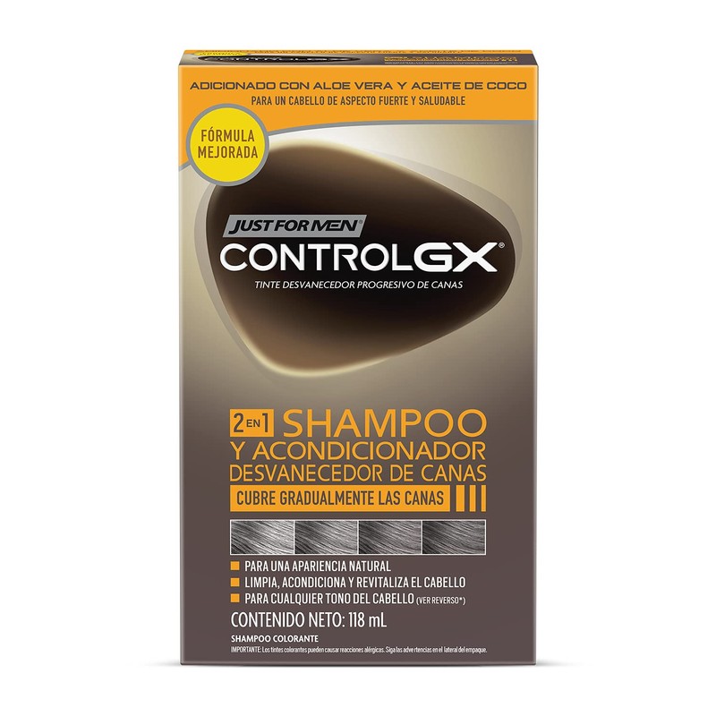 Just for Men Control Gx Shampoo Y Acondicionador Desvanecedor De