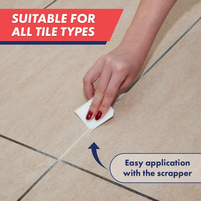 ZippySolve Tile Grout, Repair Kit, Restore & Renew Tile Joints