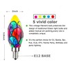 Greeogin Dimmable Stained Glass LED Edison Bulb, LED Color Bulb,C35