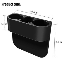 Voarge Universal Auto Truck Seat Side Cup Holder Mount Stand for Car Storage for Drink Bottle Pen Phone