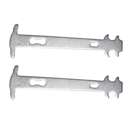 Bike Chain Checker Guard Tool, 2 pcs, Link Multitool Bicycle Wear Indicator Measuring Check Gauge Ruler Portable Replacement Accessory Test Missing Cycling MTB Road Quick Set Chains Repair Speed Kit
