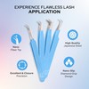 M LASH Set Of 4 Diamond Grip Eyelash Extensions Tweezers