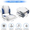 Low Back Boat Seat, Folding Boat Seat 2 pack, Portable