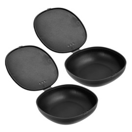 LALAFINA 2pcs Portable Storage Case Holder for Travel Compact Design for Hygiene and Convenience for Reusable Discs and Cups
