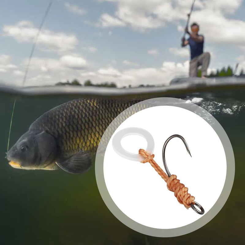 Be In Your Mind 10pcs Size 10 Barbless Pre-Tied Hook