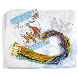 Tobin Sail Away Baby Quilt Stamped Cross Stitch Kit