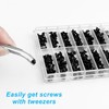 Nicrulp 355 Piece M3 M2 Mini Screw Set, Screw Set,