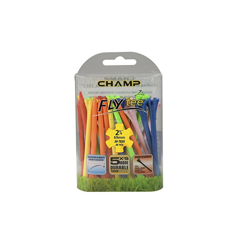Champ FlyTee 2-3/4-Inch-30 Pack (Assorted)