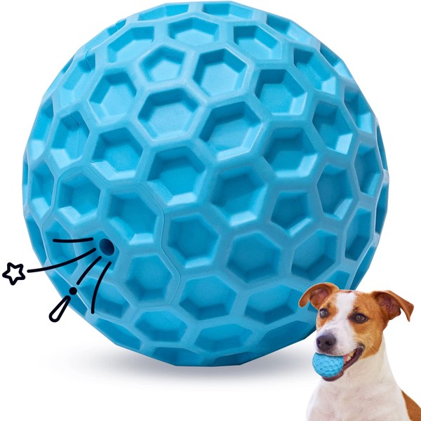 Nobleza Squeaky Dog Ball, Durable Bouncy Floatable Dog Balls for