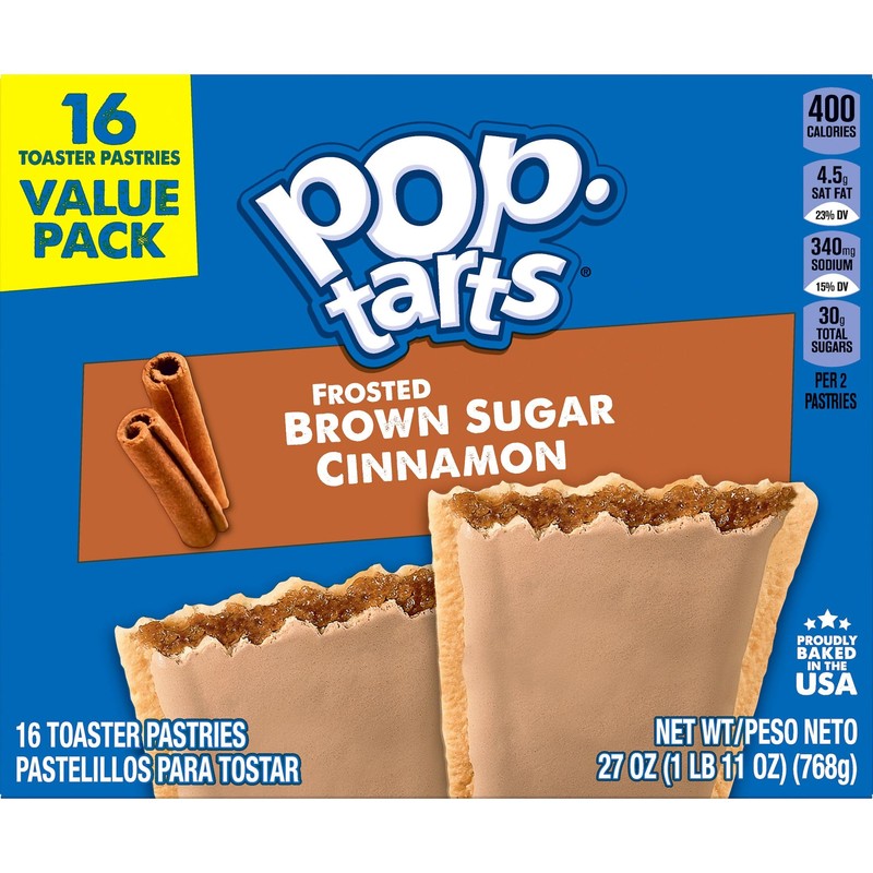 Pop-Tarts Toaster Pastries, Breakfast Foods, Kids Snacks, Frosted Brown Sugar