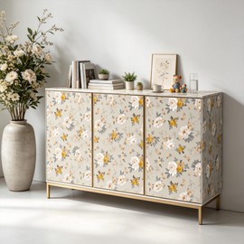 FLUGGER Vintage French Damask Peel and Stick Wallpaper Floral Textured Removable Self Adhesive Contact Paper for Bedroom Bathroom Cabinets Home Decor 17.3 x 118 in