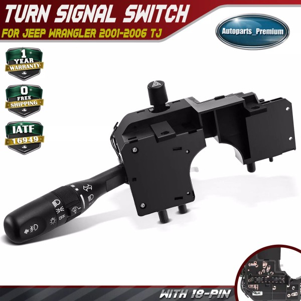 Unbranded Front Side Turn Signal Switch with Fog Lights for