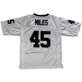 Boobie Miles Jersey, 45 Permian Friday Night Lights Football Jersey White Black S-XXXL (Large, White)