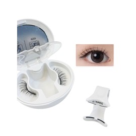 LUMERIS Soft Magnetic False Eyelashes, Natural, 3D Volume Eyelash, Includes Exclusive Eyeliner, Lightweight, Eyelash Extension, Reusable, Natural, Cosmetic, For Beginners