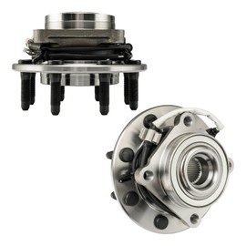 KAX 515086 Pair Front Wheel Hub Bearing Compatible with 2001-2006 GMC Yukon XL 2500 6.0L RWD,8 Lug W/ABS
