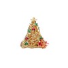 PANWOB Jewelry Glitter Christmas Tree Charm for Women Bracelets Necklaces