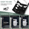 CZC AUTO Propane Tank Holder Mounting Bracket for 5LB Bottle