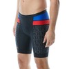 TYR RSCOM6A606XS Comp Tri Shorts, Medium, 7-Inch, Black/Blue/Red