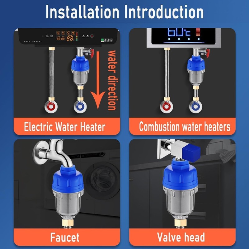 Pre-filter, sediment filter, reduce sediment in water, water filter for
