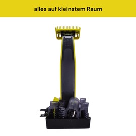 Holder for Philips OneBlade 360 Razor - Razor Stand with Space for 6 Attachments