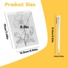 7.5”×5” Innovative Erasable Magnetic Whiteboard with Erase Pen，Eco-Friendly and Durable