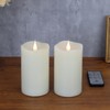 TECHLONG Flameless Candles with Remote Timer, 3D Moving Flickering Flame