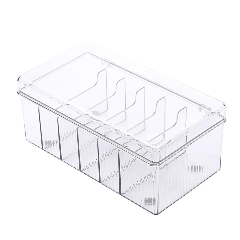 SUMTree Plastic Lash Extension Organiser Box with 6 Compartments