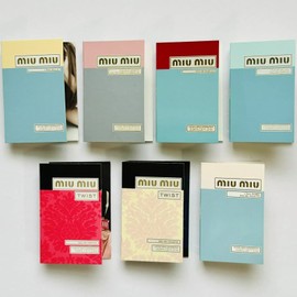 Miu Miu Perfume Collection Sample Spray Vial 7pc Set