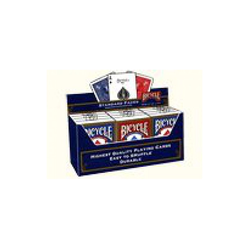 Bicycle Poker Size Standard Index Playing Cards (12-Pack) [Colors May