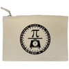 'Weigh A Pi' Canvas Clutch Bag/Accessory Case (CL00043832)