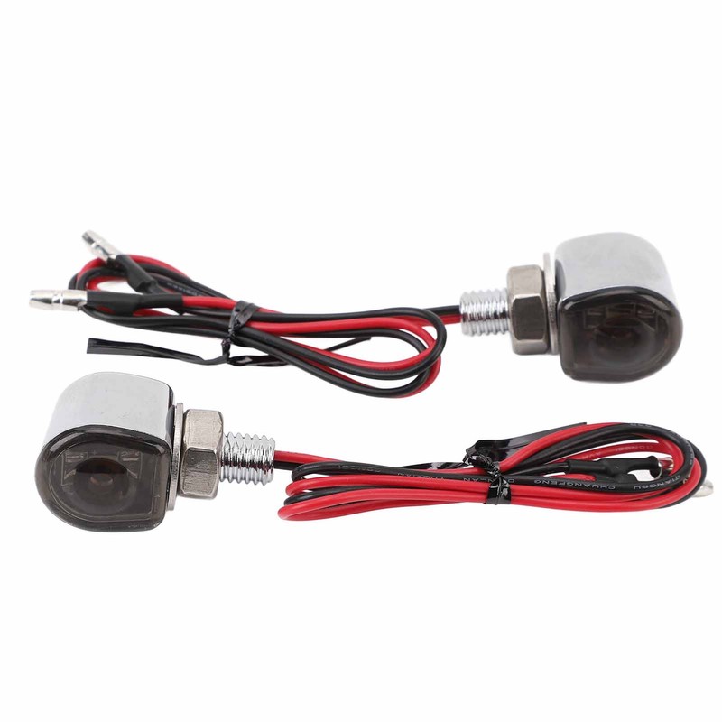 Handlebar LED Turn Signal Light DC12V Retro Mini Waterproof Increased