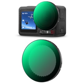 K&F Concept Variable ND2-32 Filter Compatible with DJI Osmo Action 3 4 5 pro, Optical Glass Neutral Density