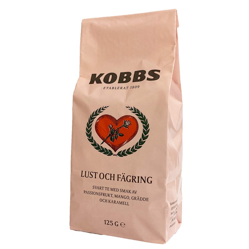KOBBS Tea Passion & Beauty (Made in Sweden, 4.4 oz