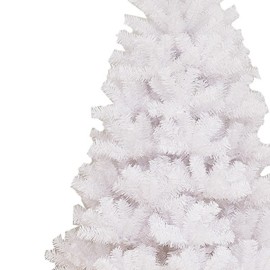 .White Xmas Tree Artificial Snowy Scene Decor Holiday Xmas Tree For Home Office