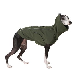 HowlyWoof Waterproof Dog Raincoat, Hooded Raincoat for Dachshund Whippet Small Medium Large Dogs, Adjustable Dog Rain Coat Jacket (03(Dachshund 16-24lbs))