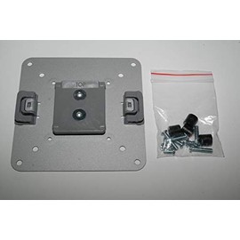 SILVER VESA PLATE MONITOR PLATE MOUNT 100X100MM FOR M8 M2 M-FLEX WITH SCREWS