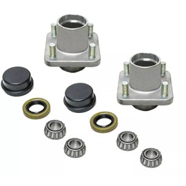 SHULIY (Pack of 2) Front Wheel Hubs Assembly kit with Bearing Seals 11011102, 1011153, 1011889, 1011892, 1011894 Replacement for 1974-2003 Club Car DS Golf Cart