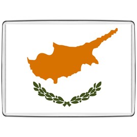 Pixly® Republic of Cyprus Flag Fridge Magnet Large Jumbo Size Greek Cypriot Keepsake Country Souvenir Novelty Refrigerator Magnets Gift