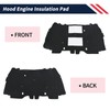 Hood Engine Insulation Pad Compatible with Jeep Wrangler JK 2007-2017