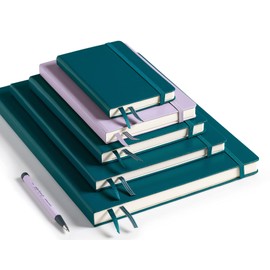 LEUCHTTURM1917 368514 Notebook Paperback (B6+), Hardcover, 219 Numbered Pages, Black, Blank