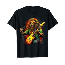 Rasta Reggae Lion Jamaican Roots Lion Of Judah Reggae Music T-Shirt
