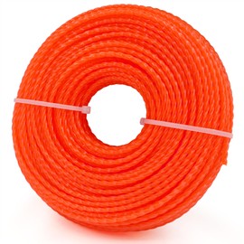 Weed Eater String Akouly 328ft Grass Trimmer Line Twisted Nylon Trimming Spool .095'' Diameter for String Trimmers, 2.4mm 100m Orange