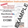 Beam Blade Wipers Set for 2017 Honda Ridgeline Replacement Set