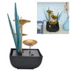Tabletop Fountain LED Lights No Noise Compact Lightweight Classic Indoor