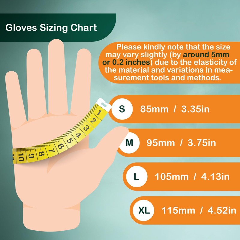 MiraPak Black Nitrile Disposable Gloves 6 Mil Extra Strength, Food-Safe,Latex