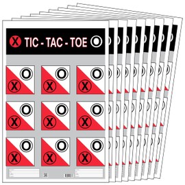 Freedom Gun Targets 25 Pack Paper Shooting Targets for Gun Ranges, Rifle, Handguns, BB Guns, Pistols Tic Tac Toe Shooting Game Targets (23x35)