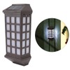 2 Sets Solar Wall Sconce LED White Light Intelligent Control