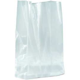 Aviditi 16" x 14" x 24" Gusseted Poly Bags, 1 Mil, Clear Open Top with Expandable Sides for Packaging Parts, Food and Supplies, (Case of 500)
